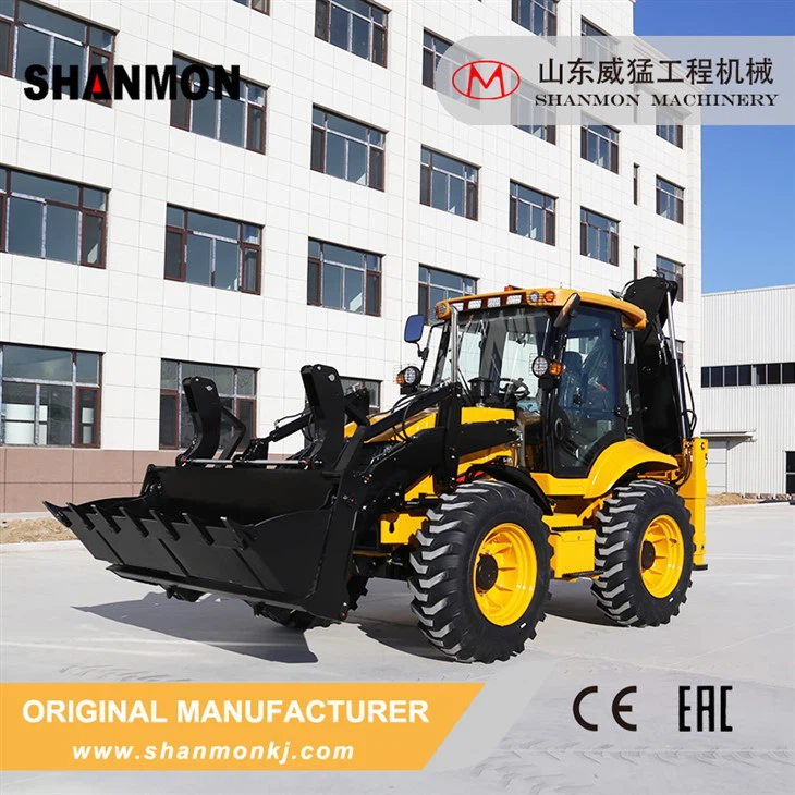 Four-Wheel Steering 388H Backhoe Loader